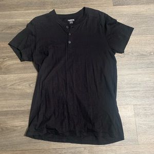 Black Henley Shirt